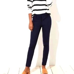 Loft Marissa Skinny Navy Pant